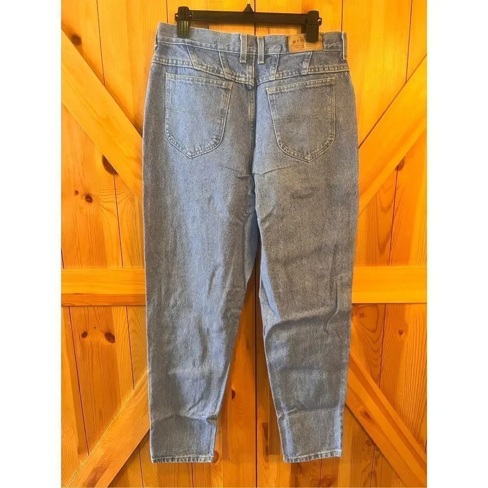 VTG Denim Riders Women's 14 Med High Waist Blue Mom Jeans (1299)